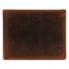 Nordee UGLE N992 barna bőr férfi pénztárca 13x9.8x2.8 cm