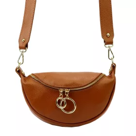   Luka 20-033 barna női bőr válltáska, oldaltáska, crossbody 25 x 16 x 10 cm