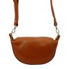 Luka 20-033 barna női bőr válltáska, oldaltáska, crossbody 25 x 16 x 10 cm
