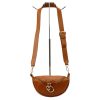 Luka 20-033 barna női bőr válltáska, oldaltáska, crossbody 25 x 16 x 10 cm