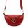 Luka 20-033 piros női bőr válltáska, oldaltáska, crossbody 25 x 16 x 10 cm