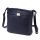 Luka 20-076 navy kék női bőr válltáska, oldaltáska, crossbody 24 x 20 x 10 cm