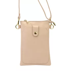  Luka 20-070 rózsaszín női bőr telefontartó, party táska 14 x 21 x 3.5 cm