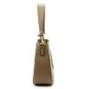 Luka 24-040 taupe női bőr kézitáska, válltáska, oldaltáska 28.5 x 21 x 10 cm