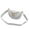 Luka 20-033 szürke női bőr válltáska, oldaltáska, crossbody 25 x 16 x 10 cm