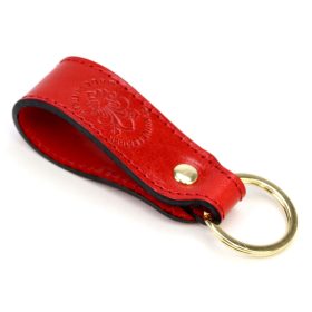   Florence BRE-2 piros mintás bőr kulcstartó 10 x 2 x 2.5 cm