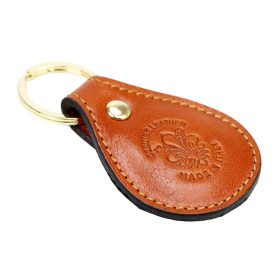 Florence BRE-3 konyak bőr kulcstartó 10 x 3 cm