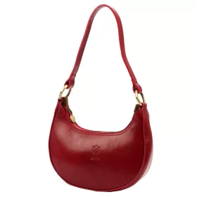   Florence 48 piros női bőr kézitáska, válltáska 21.5 x 18 x 5 cm