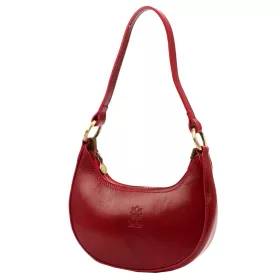   Florence 48 piros női bőr kézitáska, válltáska 21.5 x 18 x 5 cm