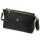 Gregorio 1736 fekete női bőr válltáska, oldaltáska, crossbody 24 x 15 x 7 cm
