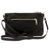 Gregorio 1736 fekete női bőr válltáska, oldaltáska, crossbody 24 x 15 x 7 cm