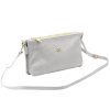 Gregorio 1736 szürke női bőr válltáska, oldaltáska, crossbody 24 x 15 x 7 cm