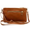Gregorio 1736 barna női bőr válltáska, oldaltáska, crossbody 24 x 15 x 7 cm