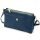 Gregorio 1736 kék női bőr válltáska, oldaltáska, crossbody 24 x 15 x 7 cm