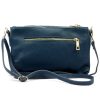 Gregorio 1736 kék női bőr válltáska, oldaltáska, crossbody 24 x 15 x 7 cm