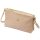 Gregorio 1736 púder színű női bőr válltáska, oldaltáska, crossbody 24 x 15 x 7 cm