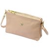 Gregorio 1736 púder színű női bőr válltáska, oldaltáska, crossbody 24 x 15 x 7 cm