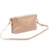 Gregorio 1736 púder színű női bőr válltáska, oldaltáska, crossbody 24 x 15 x 7 cm