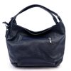 Gregorio 1737 navy női bőr kézitáska, válltáska, oldaltáska 35 x 25 x 12 cm