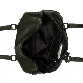   Burkely Rain Riley zöld színű vízálló bőr válltáska, oldaltáska