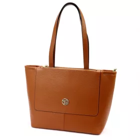   Gregorio 1739 barna női bőr válltáska, shopper 42 x 28 x 15 cm
