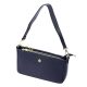 Gregorio 1740 navy kék női bőr kézitáska, válltáska, oldaltáska 30 x 15 x 7.5 cm
