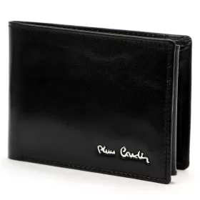   Pierre Cardin YS602 324 férfi fekete bőr pénztárca 12 x 10 cm