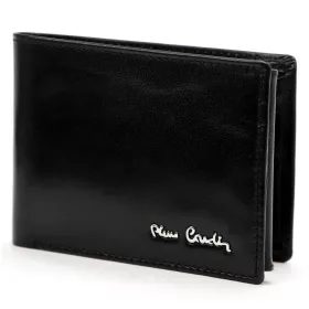   Pierre Cardin YS602 324 férfi fekete bőr pénztárca 12 x 10 cm