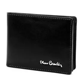   Pierre Cardin YS604 323 férfi fekete bőr pénztárca 11 x 8,5 cm