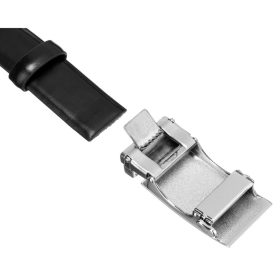 Peterson PTN A005 automata fekete férfi bőr öv 125 cm