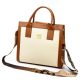 EGO ES0247CR 150224JZ krém női bőr kézitáska 30 x 28 x 13 cm