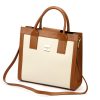 EGO ES0247CR 150224JZ krém női bőr kézitáska 30 x 28 x 13 cm