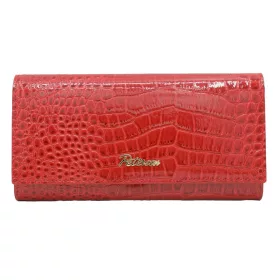   Peterson PTN CR-409 piros női valódi bőr pénztárca 18,5 x 9,5 cm