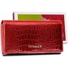Peterson PTN CR-411 piros női bőr pénztárca 18.5 x 9.5 x 3.5 cm