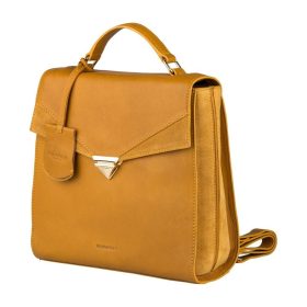   Burkely Secret Sage elegáns, sárga színű hátizsák, kézitáska
