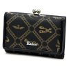 Eslee 8905 antracit női rostbőr pénztárca 14.5 x 10 x 3 cm