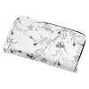Eslee F6026 fekete női rostbőr pénztárca 19.5 x 11.5 x 3.5 cm