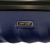 Pierre Cardin MED12 sötétkék abs 3 db-os bőrönd szett 58, 68, 78 cm