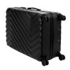 Pierre Cardin MED12 fekete abs 3 db-os bőrönd szett 58, 68, 78 cm