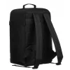 Rovicky R-TOK-D fekete vászon hátizsák 25 x 40 x 20 cm