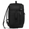 Rovicky R-TOK-D fekete vászon hátizsák 25 x 40 x 20 cm