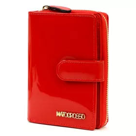   Mato Grosso 0813-404 RFID piros női bőr pénztárca 10 x 13.5 x 3.5 cm