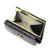 Gregorio GF126 fekete női bőr pénztárca 10 x 8.5 x 3.5 cm