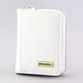   Gregorio GFW-125 fehér női bőr pénztárca 7.5 x 10.5 x 3.5 cm