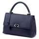 Luka 24-041 navy női bőr kézitáska, válltáska, oldaltáska 31 x 20 x 13 cm