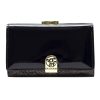 Gregorio SLM-108 fekete női bőr pénztárca 14.5 x 9 x 3.5 cm