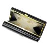 Gregorio SLM-108 fekete női bőr pénztárca 14.5 x 9 x 3.5 cm