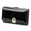 Gregorio SLM-117 fekete női bőr pénztárca 12.5 x 8 x 3.5 cm