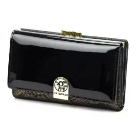   Gregorio SLM-117 fekete női bőr pénztárca 12.5 x 8 x 3.5 cm