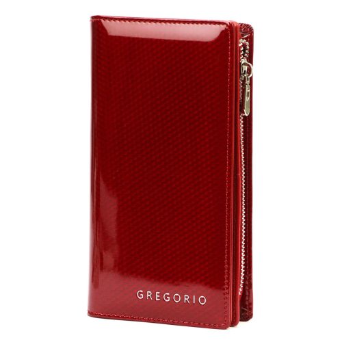 Gregorio CB-124 piros női bőr pénztárca 19,5 x 10 x 4 cm